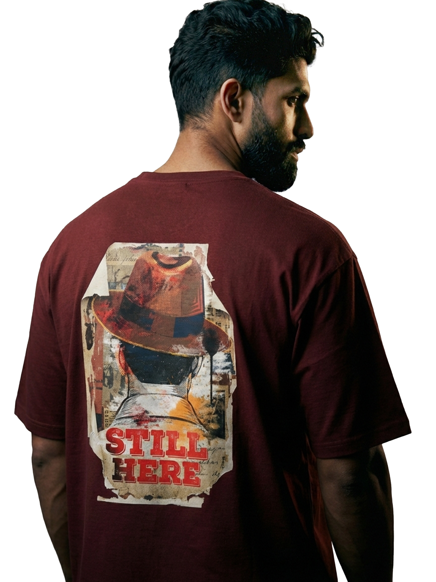 Bhagat Singh "Still Here" | Unisex Oversized T-Shirt