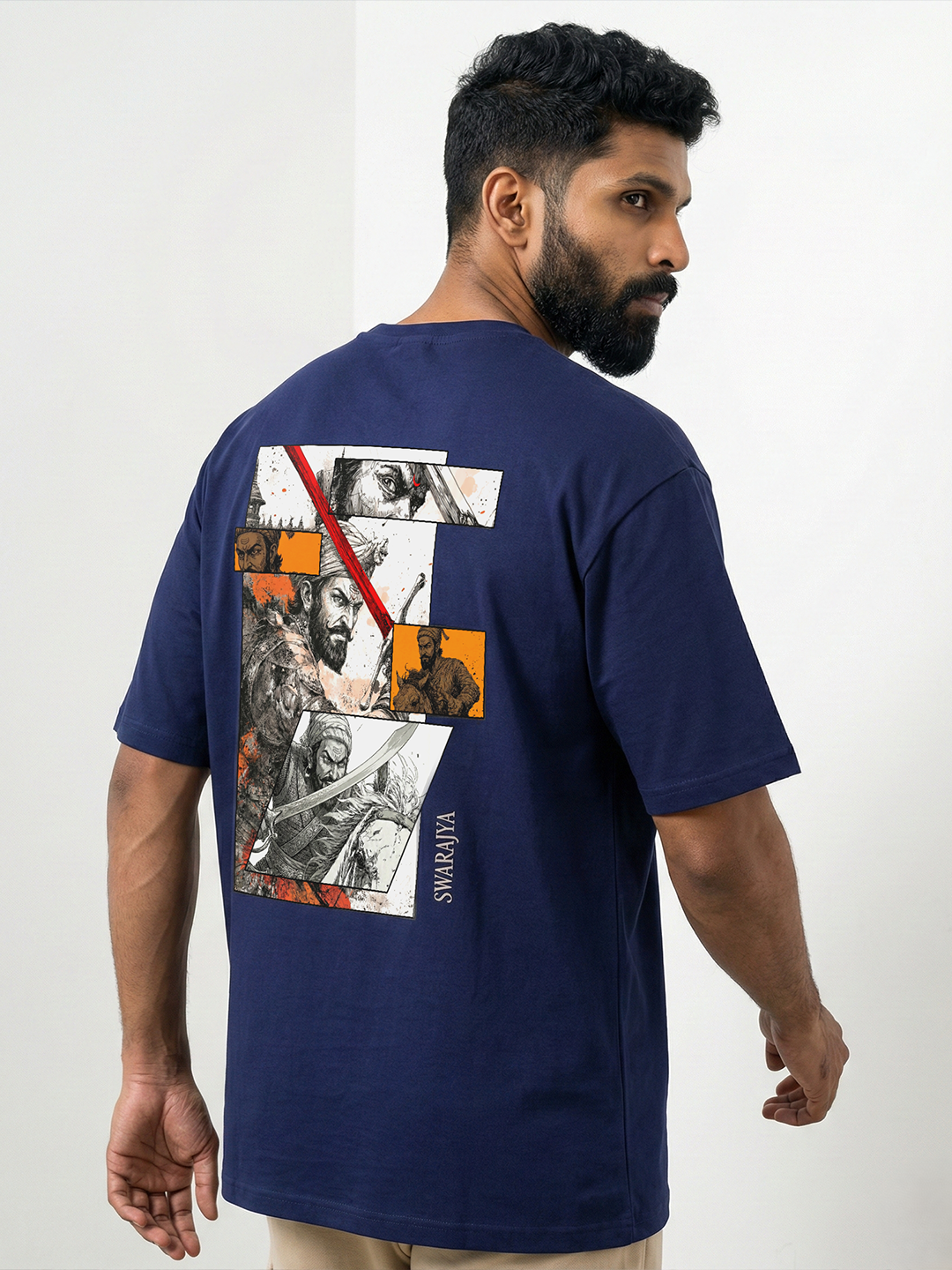 Shivaji Maharaj "Swarajya" | Unisex Oversized T-shirt