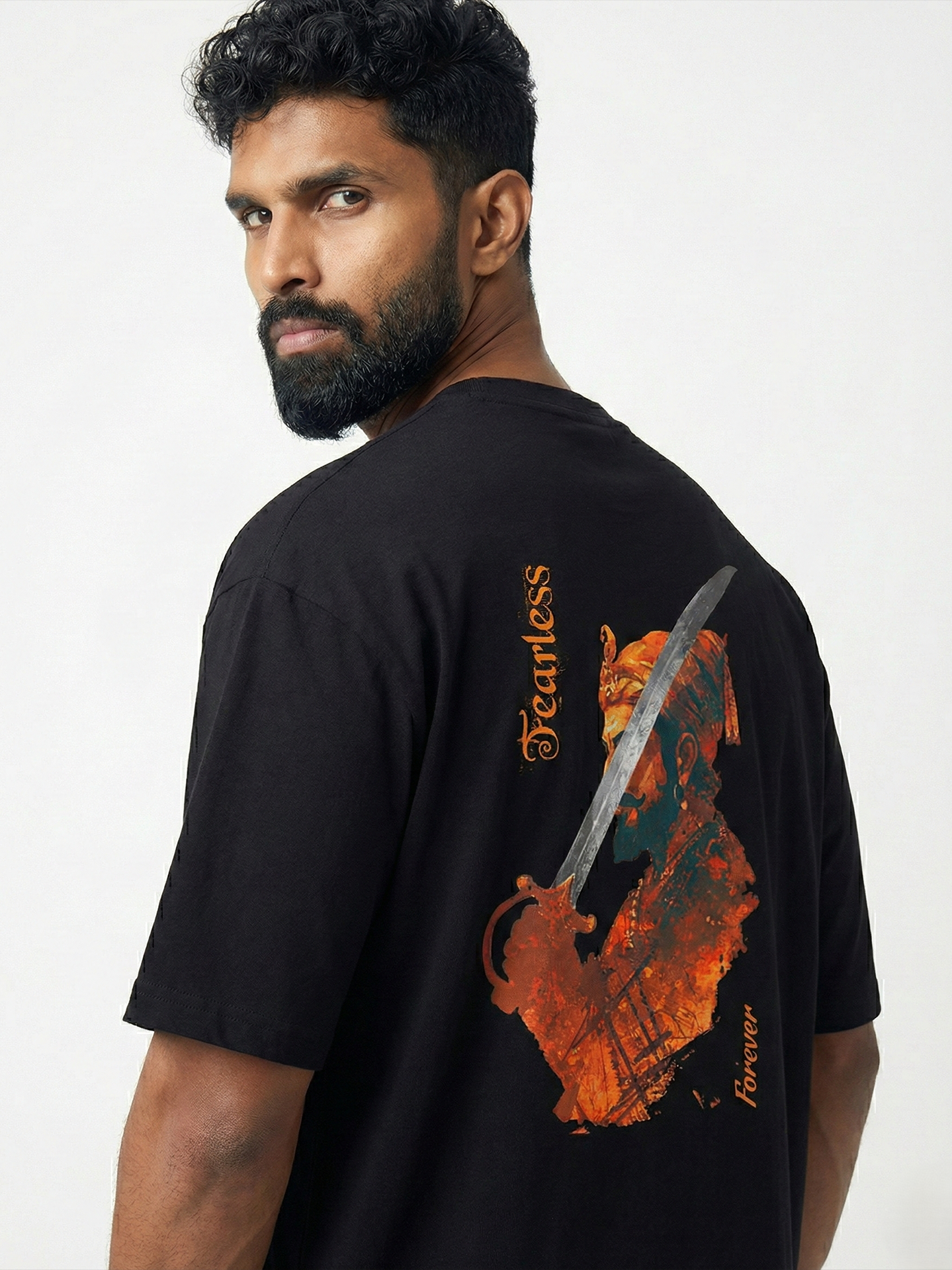 Shivaji Maharaj "Fearless Forever" | Unisex Oversized T-Shirt